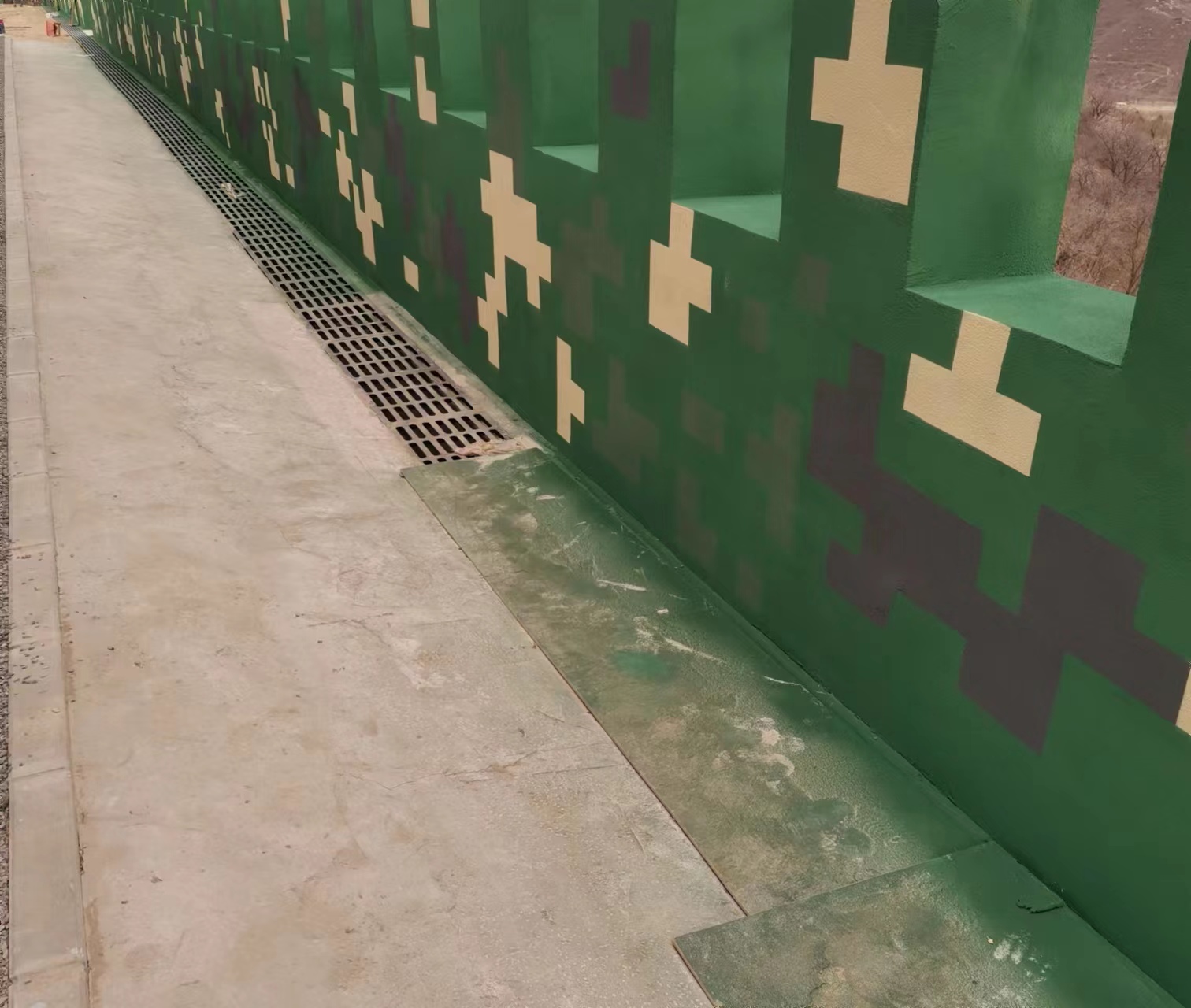 北京围墙迷彩喷涂,数迷彩漆