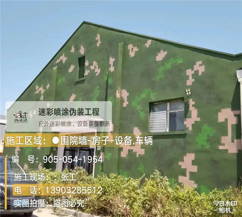 北京外墙数码迷彩漆施工报价清单（100㎡标准墙面测算）